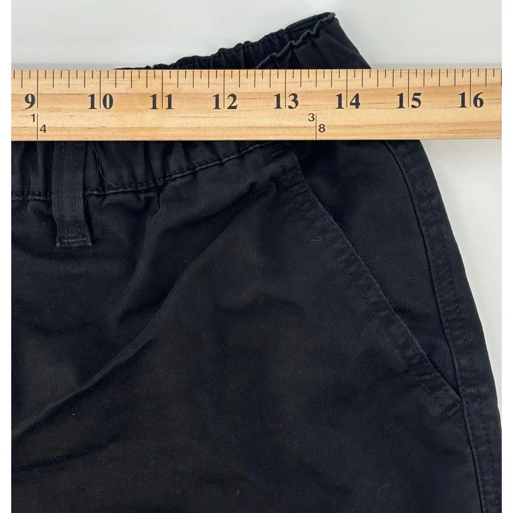 Chubbies Shorts Black Men's Small Elastic Waist Cotton Blend 5.5